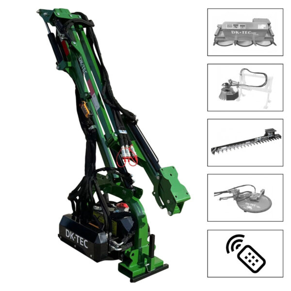 Armklipper - 320 cm - Svingcylinder og Trådløs styring - højre-venstre - Image 2