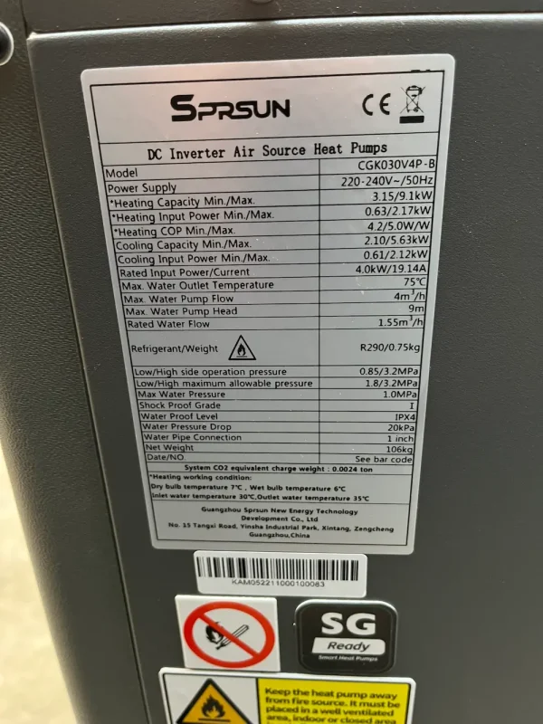 SPRSUN 9.1 KW R290 - Image 3