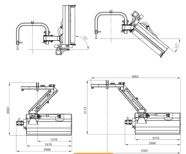 Premium slagleklipper AGF 240D - svingbar med bagklap - Image 3