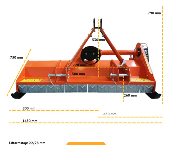 Slagleklipper Kompakt 135cm - Image 4