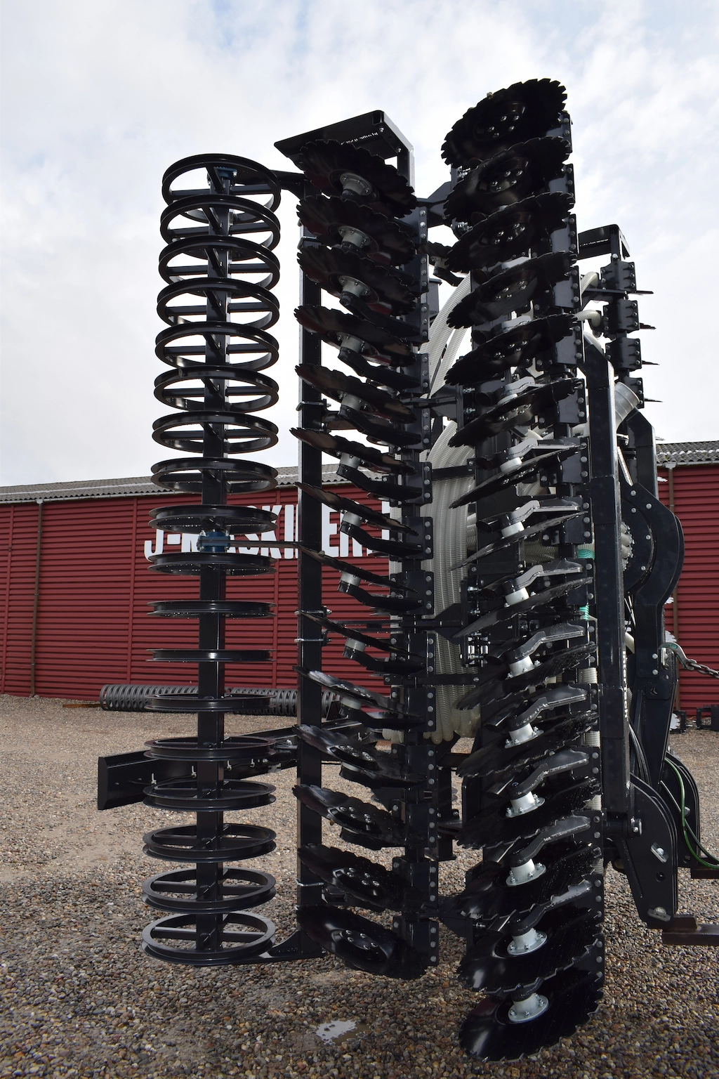 J-disc 7,5 meter gyllenedfælder med jord til jord valse - Billede 2