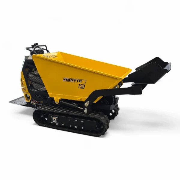 Motorbør 50FL - 500kg Bælter - HY TIP HY skovl Benzin B&R VANGUARD V200